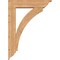 Ekena Millwork Thorton Traditional Smooth Bracket w/ Offset Brace, Western Red Cedar, 7 1/2"W x 32"D x 44"H BKT0806X32X44THR01SWR - alternate 2